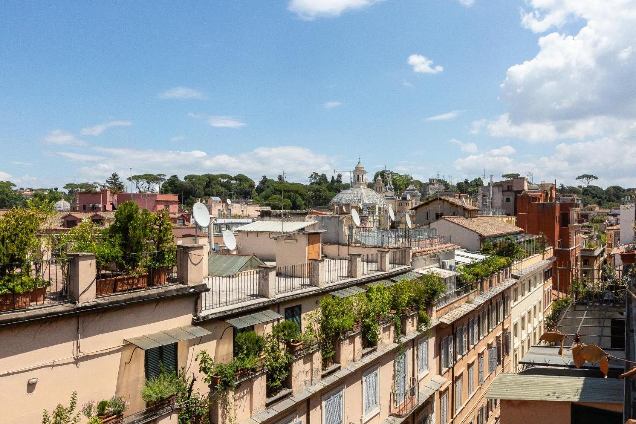 Lovely New Attic, Piazza Del Popolo! โรม ภายนอก รูปภาพ